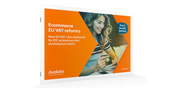Avalara guide to EU VAT reforms on ecommerce