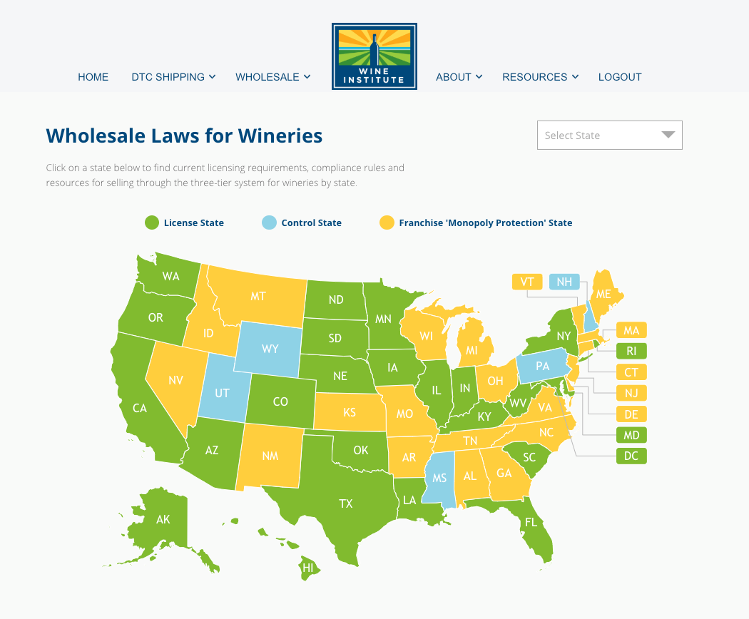 Announcing the allnew Wholesale Laws for Wineries site Avalara