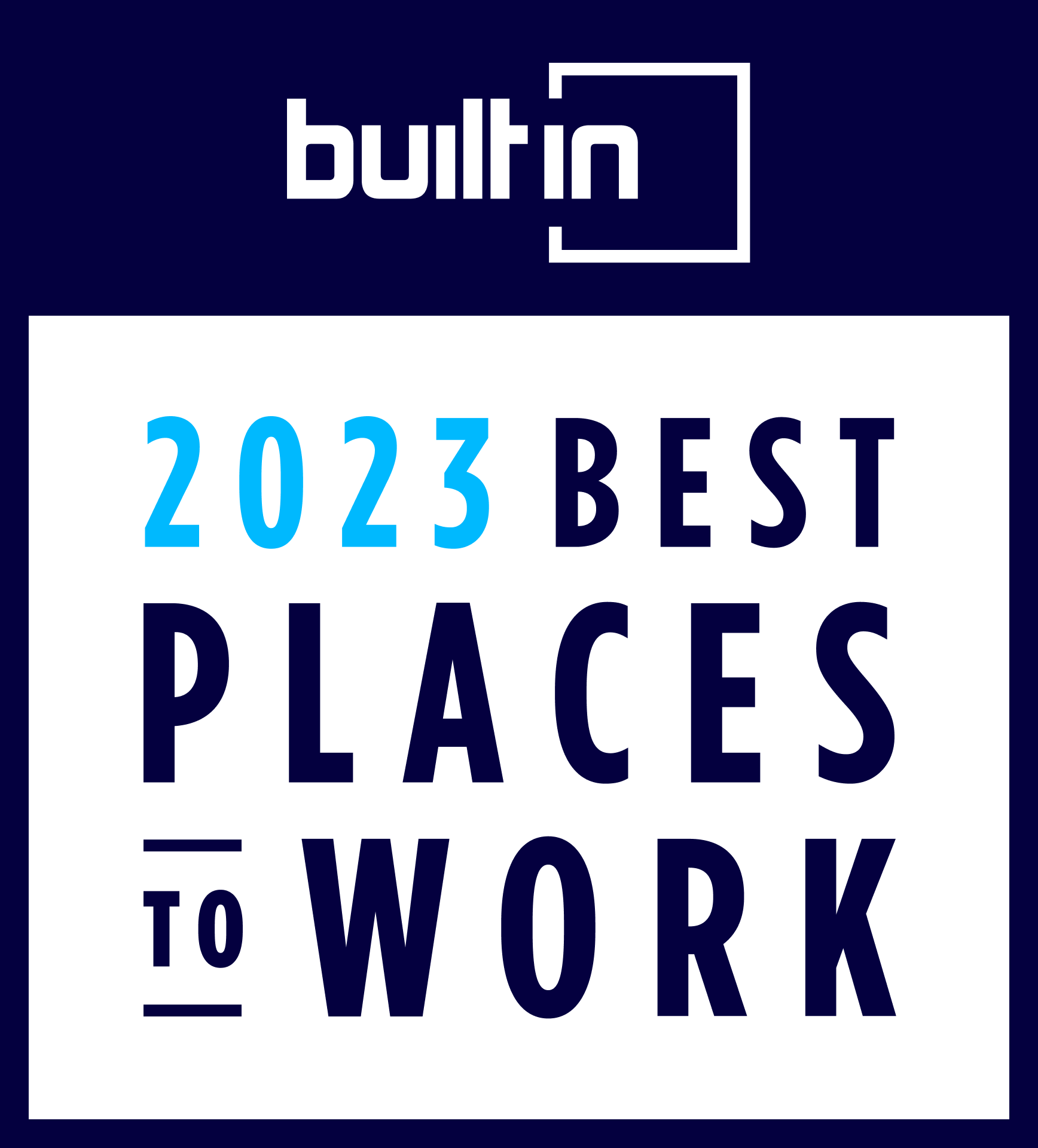 Built in 2023 best place to work