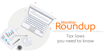 October 2021 Roundup: Tax laws you need to know