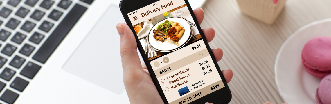 When are mobile delivery app fees subject to Texas sales tax?