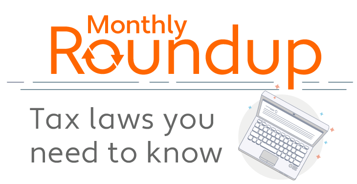 January 2023 Roundup: Tax laws you need to know