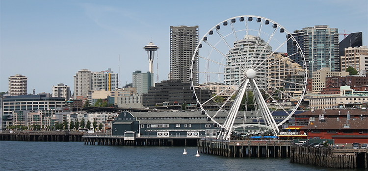 Seattle Washington, ferris wheel