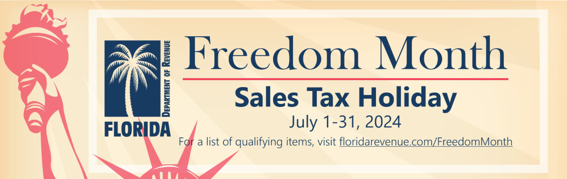 Florida to have 5 more sales tax holidays in 2024