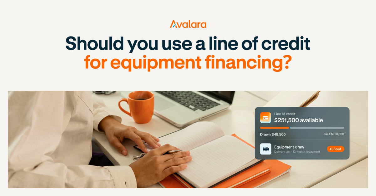 Equipment financing: Should you use a line of credit?