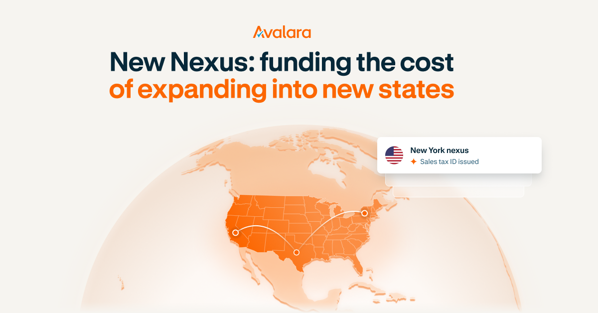 Sales tax nexus and the cost of expansion