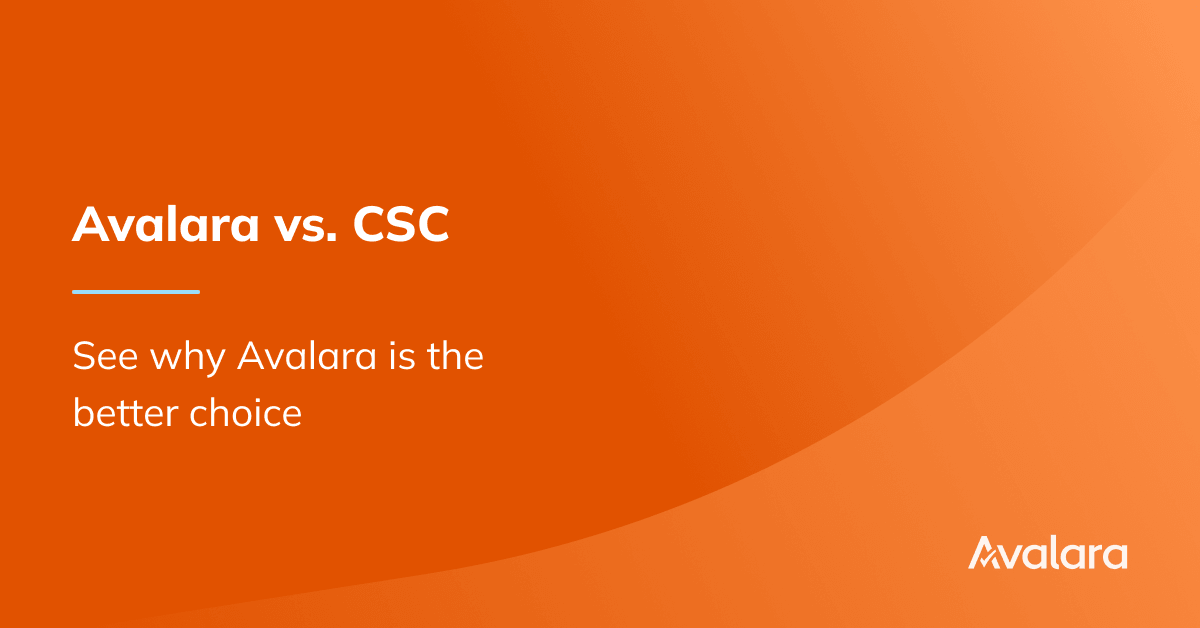 CSC vs. Avalara | Avalara
