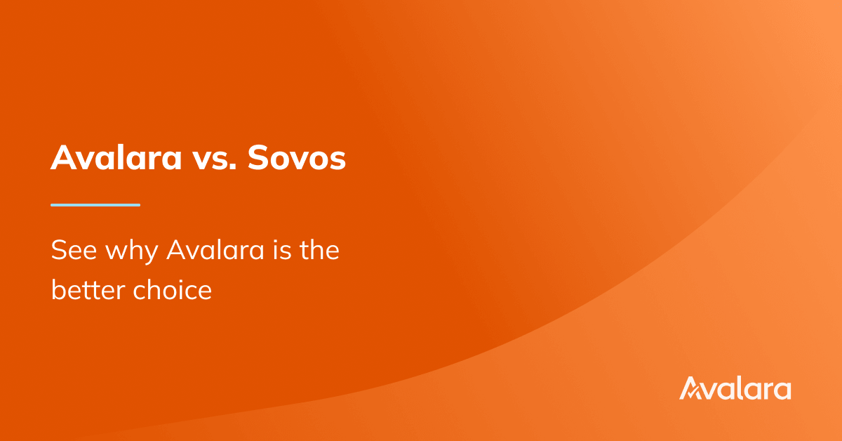Sovos vs. Avalara | Avalara