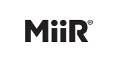 MiiR-Logo in schwarzem Text mit einem eingetragenen Markensymbol.