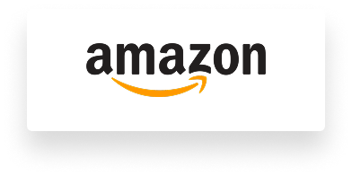 Amazon-Logo mit einem gelben Pfeil, der ein Lächeln formt.