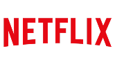 Logotipo de Netflix en texto rojo en negrita sobre fondo negro.