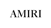 «&nbsp;Logo AMIRI en texte noir sur fond transparent.&nbsp;»