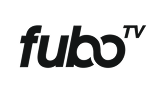 Logo FuboTV en texte noir.