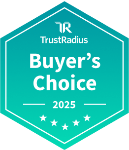 Badge TrustRadius Buyer's Choice 2025.