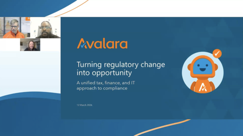 Turning regulatory change into opportunity: Unified tax, finance, and IT compliance
