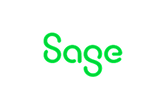"Sage logo in green text."