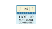"JMP Securities Hot 100 Software Companies logo."